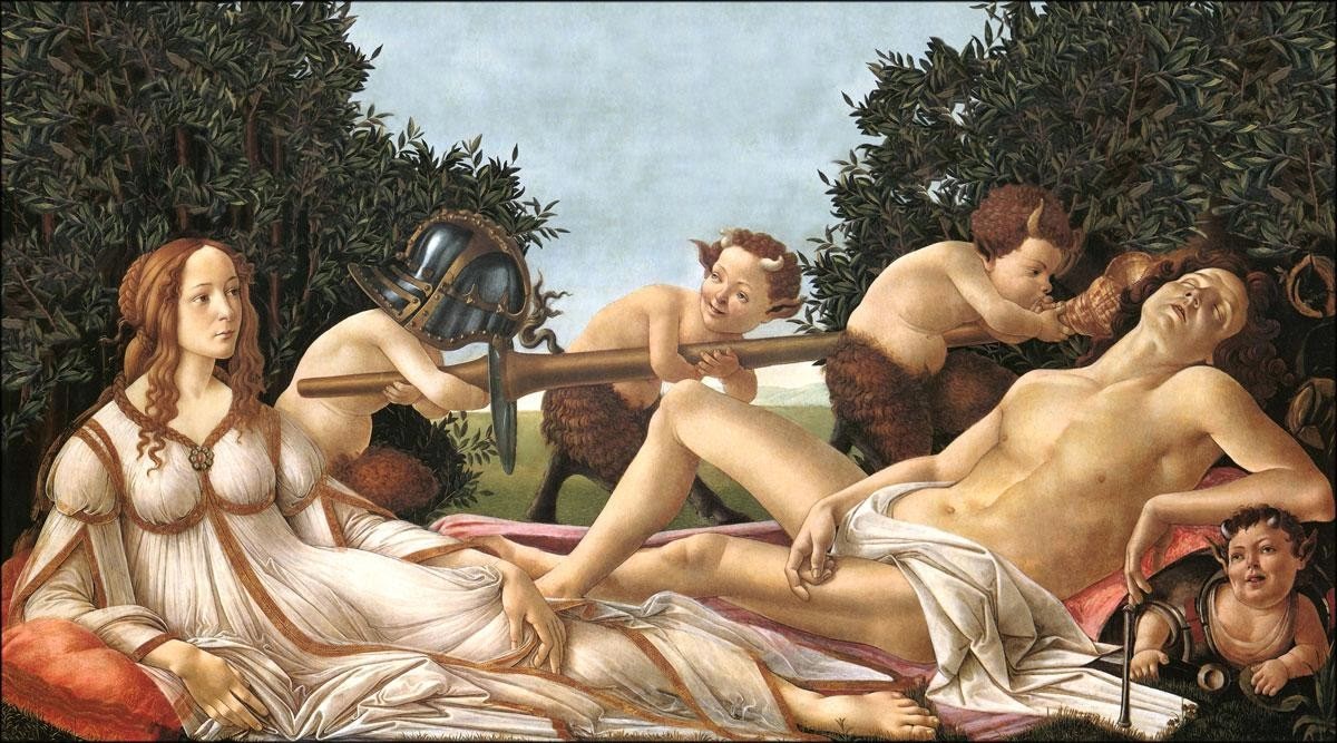 Gli amori di Venere e Marte - Botticelli.jpg