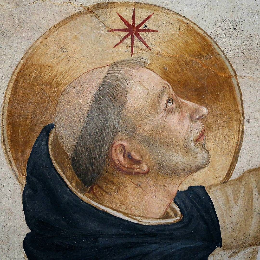 Beato Angelico San Domenico adora il crocefisso